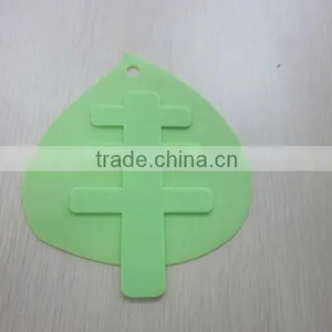 2015 New Design Lfgb and Fda Eco Friendly Food Grade Big Leaf Shaped Baking Silicone Trivet,silicone Placemat thumbnail-1