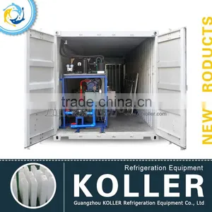 Koller 40HQ Containerized Ice Block Machine Equiped With Cold Room JMB50 thumbnail-1