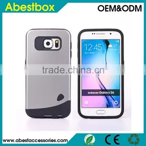 Cobblestone Design TPU+PC Hard Case Shockproof Protective Cover Cases For Samsung Galaxy S6 G920 Mobile Phone thumbnail-5