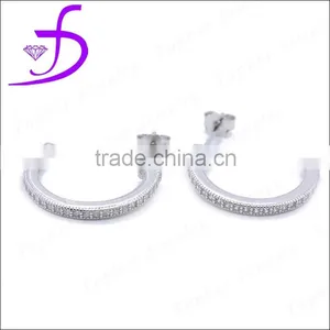 Wholesale Small Sterling Silver Hoop Earrings thumbnail-1