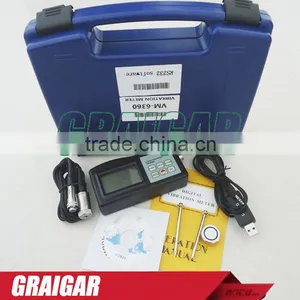 VM-6360 Digital Vibration Meter Tester Vibrometer With CD Software and RS232 Cable Fast Shipping thumbnail-1