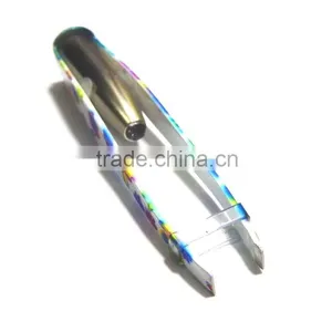 Flowers Pattern Tweezer With Led Light, Stainless Steel Tweezer, Light Tweezer, thumbnail-4