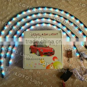 Led Under Car Kit Light 7-Colors LED Neon Strip Underbody Under Car Led Auto Light thumbnail-1