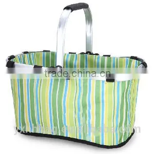 Aluminium Foldable Shopping Basket Foldable Cooler Basket Insulated Cooler Bags for Picnic(YX-Z130) thumbnail-1