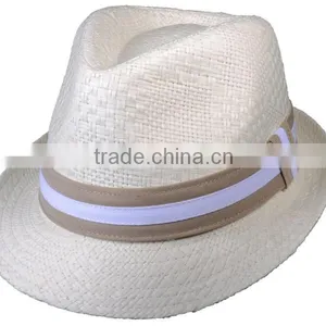 Various of Summer Paper Straw Fedora Hat thumbnail-1