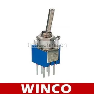 SMTS-202-A2 Two Way PC Terminal ON-ON Mini PC Toggle Switch thumbnail-1