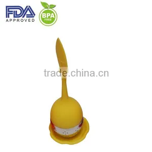 Cute Whale Tea Infuser Silicone Material, Small Whale Silicone Strainer, Silicone Whale Tea Bag thumbnail-2