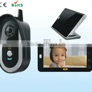 7 Inch LCD Display Wireless Color Video Door Phone Intercom System thumbnail-1