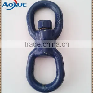 Drop Forged Swivel, Double Eye Swivel, Marine Link Chain Swivel Ring thumbnail-1
