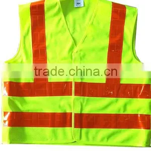 Reflective Vest for USA Market ,safety Vest for Worker ,reflective Vest With Orange Tape thumbnail-1