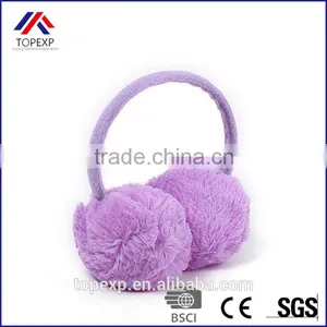 Fuzzy Earmuff Solid Color Warm Earmuff thumbnail-2