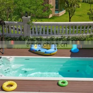 Freestanding Acrylic Swimming Pool Whirlpool Massage Large Outdoor Balboa Swim Spa thumbnail-1