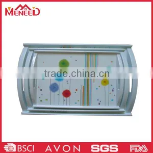 High Quality BPA Free Designer Food Custom Printed Serving Tray thumbnail-1