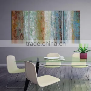 Wholesale Modern Framed Colorful Abastract Oil Painting thumbnail-3