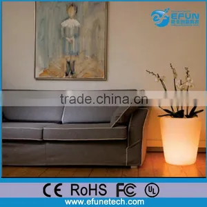 Battery Rechargable Rgb Color Changing Indoor Decorative Light up Led Planters thumbnail-1