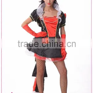 Wholesale Sexy Red Queen Cosplay Costume Sexy Halloween Costumes Queen of Hearts Costume thumbnail-3