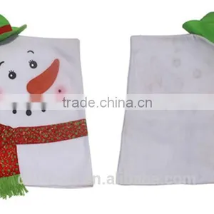 Christmas Santa Snowman Chair Cover thumbnail-3