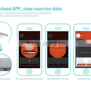 SIFIT-4.5 Smart Pedometer Wristband, Works With Smart Phone, Sync Data by 3.5mm Audio Jack, Convenient and Quick Charging Method thumbnail-3