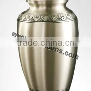 Wholesale Metal Made Urns Centerpiece for Cremation Used | Metal Urns Manufactured by Row Material thumbnail-1