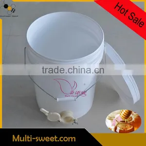 15 Liter White Plastic Honey Pail /Busket With Honey Gate thumbnail-1