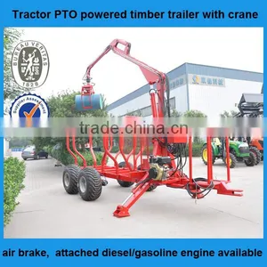 Atv Log Trailer With Crane,wood Log Trailer thumbnail-1
