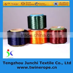 Dope Dyed Intermingled Polyester Twisted Yarn for Webbing thumbnail-1