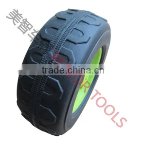 Blow Molding PE/PP Rubber Wheel Plastic 6 Inch 6X2 thumbnail-1