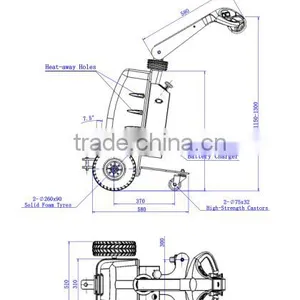 Mini Tugger With ETM-50 With Compact Design Supermarket and Factory thumbnail-5