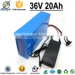 High Capacity High Power 36v 20ah Li-ion Battery Pack 3.7v 18650 Cells 10s BMS Charger thumbnail-4