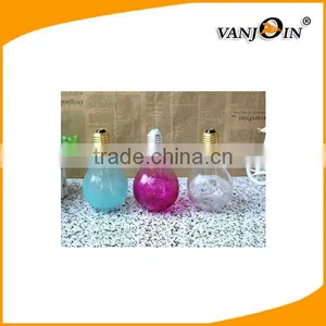 Custom Size Light Bulb Bottle With Metal Cap With Hole thumbnail-3