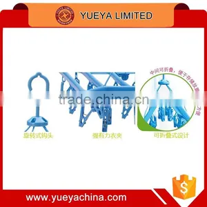 24 Pegs Rectangle Laundry Hang Folding Hanger Underwear Clothes Socks Laundry Dryer Dry Clip Peg Dorm Hook thumbnail-4