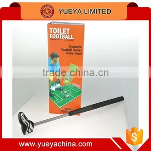 High Quality Kids Sport Outdoor Sport Toys, Toilet Bathroom Mini Football Mat Set Game Potty Putter Novelty Sitting WC Pan Footb thumbnail-4