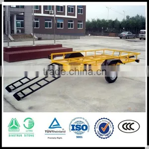 Steel Materials ATV Semi Trailer , Travel Semi Trailer , Camper Semi Trailer for Sale thumbnail-1