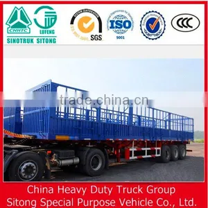 Double Tire Side Open Cargo Semi Trailer for Sale thumbnail-5