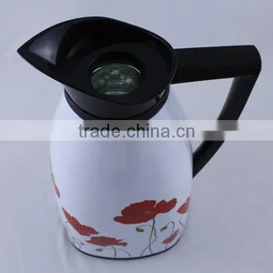 Unique Square Shape Flower Pattern Glass Thermos Tea Pot (JGHH) thumbnail-5