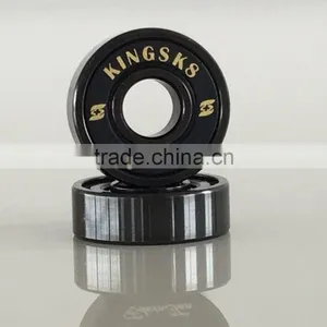 Skateboard Bearings Manufacturer of Kingsk8 Black Si3N4 Ceramic Ball Skateboard Bearings thumbnail-1