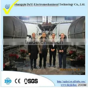 DAYI Green Energy Used Tire /city Waste Plastic/PP/PE Pyrolysis Plant Get Heavy Oil Used For Heavey Oil Generator thumbnail-3