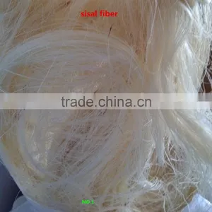Factory Price!! 100% Natural Raw Sisal Fiber/UG Sisal Fibre /bleaching Sisal Fiber for Gypsum thumbnail-1