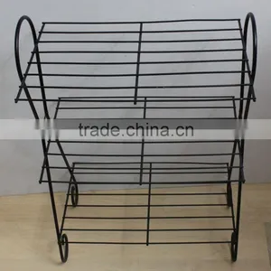 Mid Century Modern Wire Rack Magazine Stand thumbnail-1