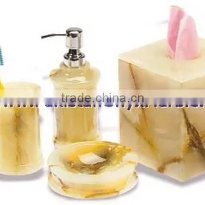NATURAL COLOR Luxury Colorful Free Sample for Natural ONYX BATHROOM ACCESSORIES COLLECTION thumbnail-1