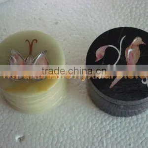 FIRST QUALITY PAKISTANI FACTORY MADE PURE ONYX JEWELRY ENGRAVED BOXES thumbnail-5
