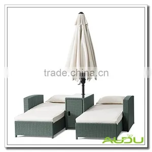 Audu Southampton Multi Lounger Set With Parasol thumbnail-1