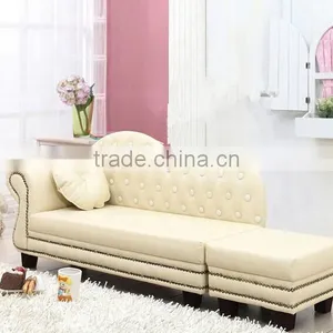 Various Color Tufted Back Children Sofa Bed thumbnail-1