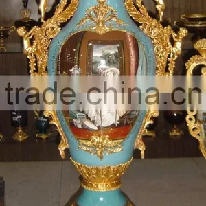 Floral Design Ceramic Whorl Prize Cup, Spring Spirit Blue Prize Cup thumbnail-4