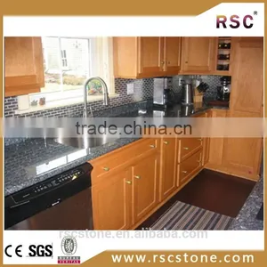 Artificial Black Prefabricated Granite Countertops Prices thumbnail-1