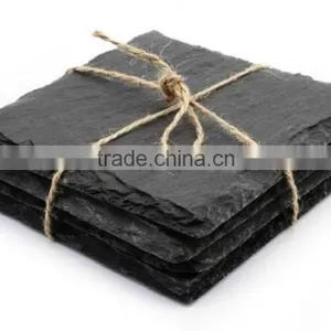Natural Slate Square Coasters Coffee Table Mug Placemat Drink Coaster thumbnail-1