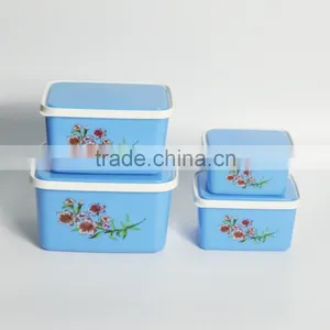 4 Pieces Plastic Airtight Food Storage Container thumbnail-2