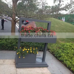 Old Stone Flower Pot for Plant thumbnail-2