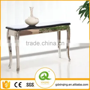 F364 Stainless Steel Marble Top Console Table on Sale thumbnail-1