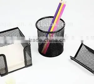 Mesh 3 PCS Office Set/ Table Stationery Set thumbnail-2